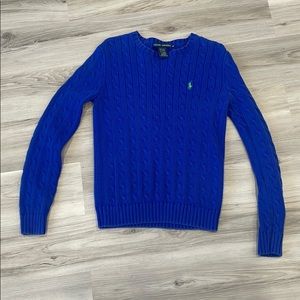 Ralph Lauren Cable Knit - Royal Blue - Medium